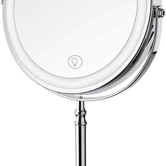 Lighted Makeup Mirror 3000 mAh Rechargeable Double Sided Magnifying Mirror with